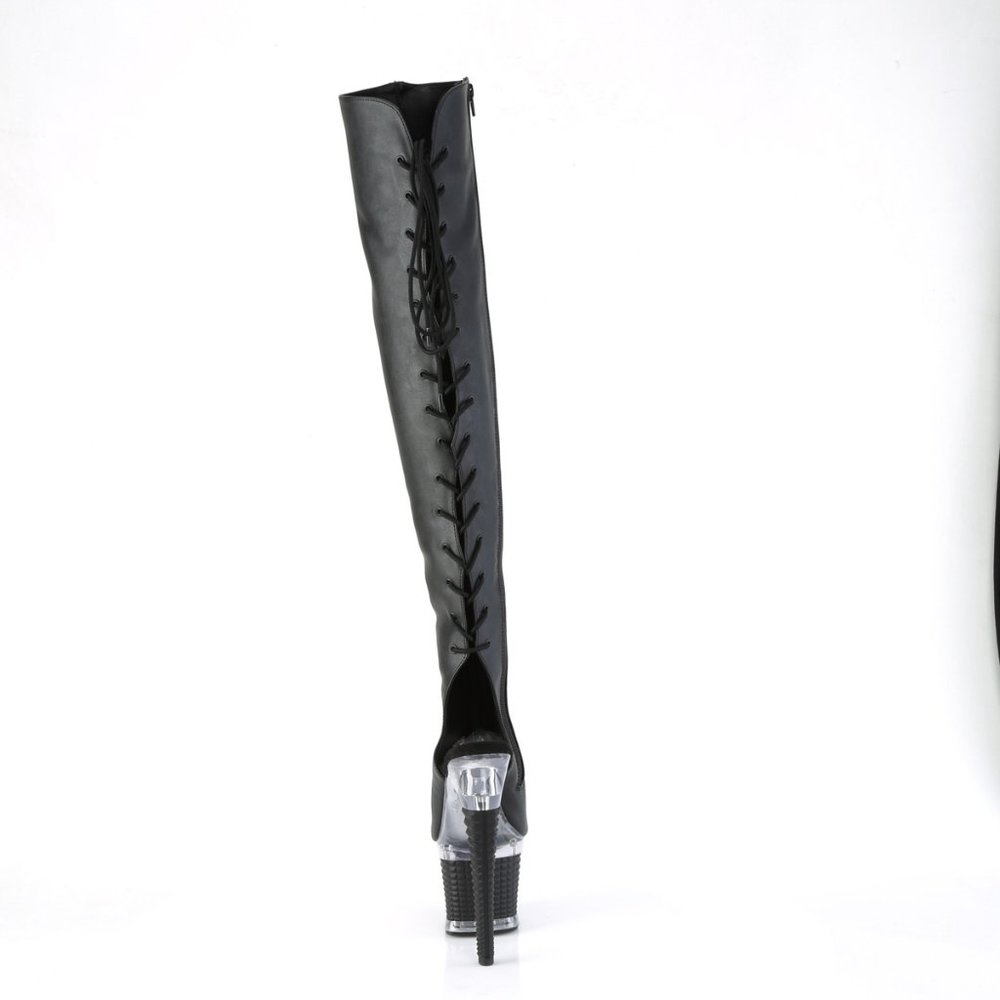 Pleaser Spectator-3019 Thigh High Boots BPU - Picture 2 of 4
